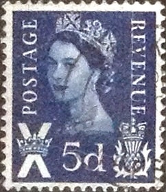 Scott#escocia 11, intercambio, 0,20 usd, 5 p. 1968