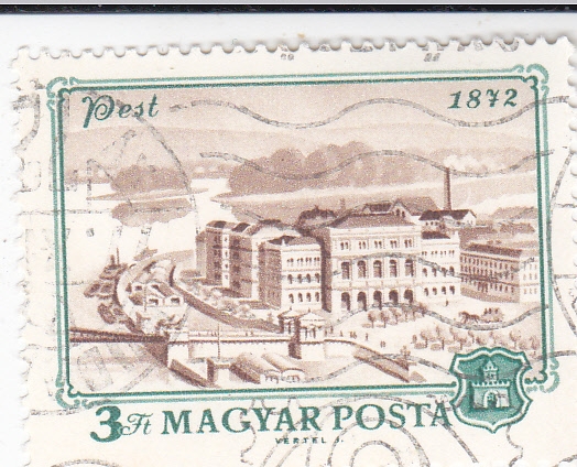 PANORAMICA DE PEST 1872