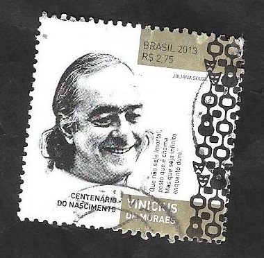 3304 - Centº del nacimiento de Vinicius de Moraes, músico