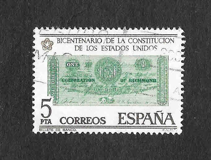 Edf 2324 - Bicentenario de la Independencia de los Estados Uniddos