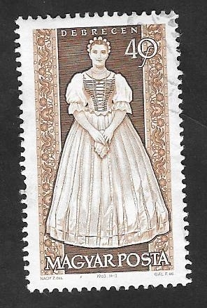 1581 - Traje típico de Debreczen