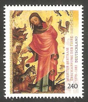 2900 - Maestro Bertram, pintor y escultor, escena La bendición de los animales