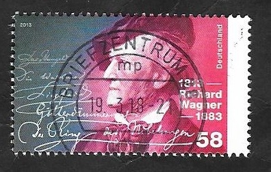 2829 - II Centº del nacimiento de Richard Wagner, compositor