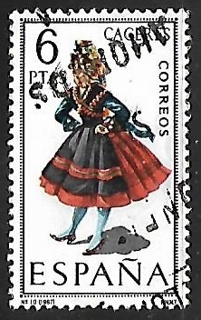 Trajes típicos españoles - Caceres 