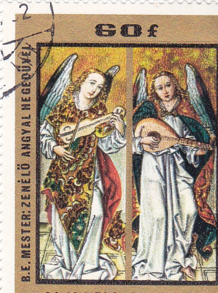 PINTURA- ANGELES MÚSICOS