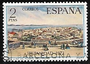 Hispanidad. Puerto Rico - Vista de San Juan de Puerto Rico