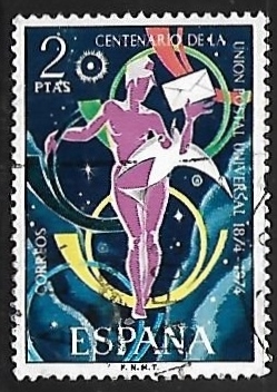 Centenario De la Unión Postal Universal - Alegoria