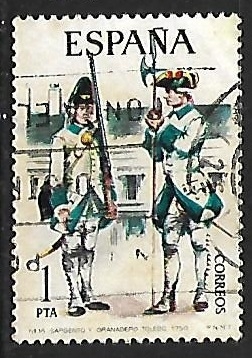 Uniformes militares - Sargento y Granadero de Toledo