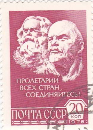 LENIN Y KARL MARX
