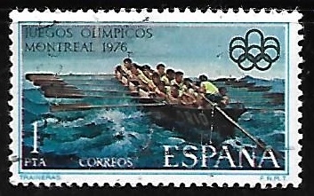XXI Juegos Olímpicos en Montreal - Traineras             