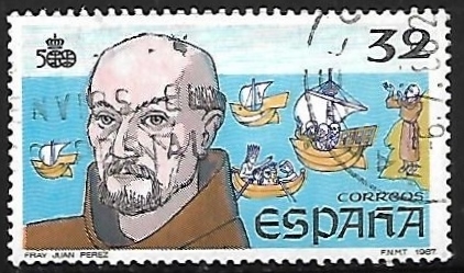 V Centenário del descubrimiento de América - Fray Juan Pérez