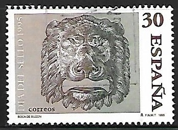 Dia del sello - Boca buzón de bronce