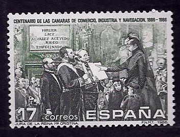 Jura de la reina M. Crestina