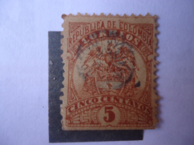 Escudo - República de Colombia - Correos.
