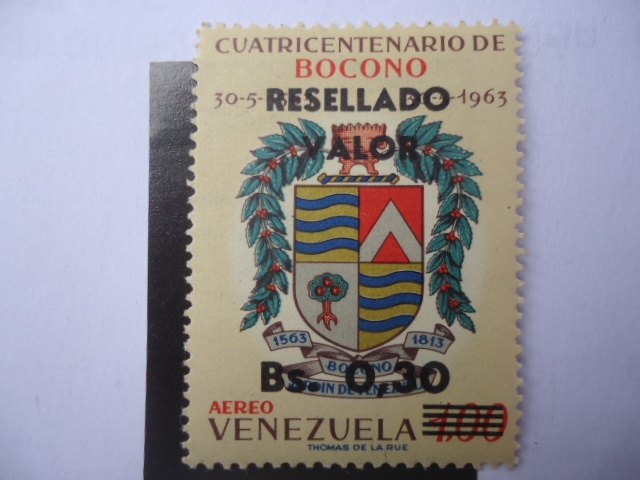 Escudo de Armas de Boconó-Trujillo - Cuatricentenario de Boconó