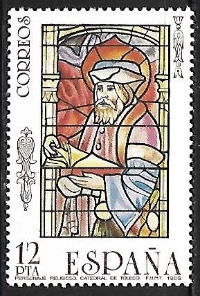 Vidrieras artísticas - Personaje religioso (Catedral de Toledo)