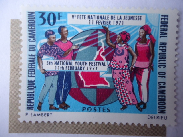 Jóvenes al Rededor del Mundo - 5° Festival Nacional de la Juventud 1971