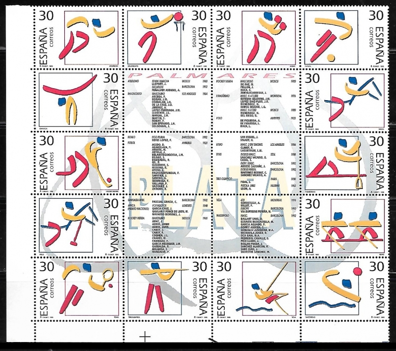 Deportes olímpicos de plata