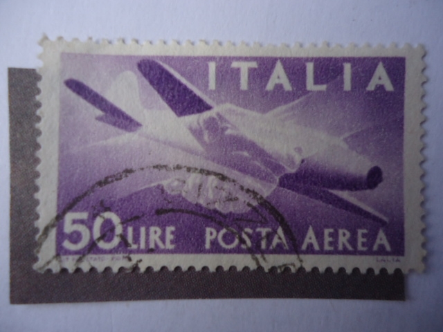 Apretón de Manos - Avión Termorreactor Caproni-Campini