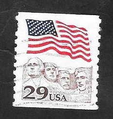 1932 - Bandera Nacional, y Monte Rushmore