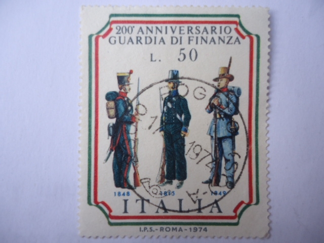 Guardias Italianas de Impuestos Especiales - 200° Aniversario Guardia Financiera.