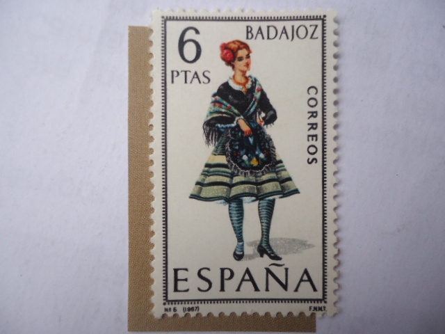 Ed: 1772 - Provincia de Badajoz - Trajes regionales - (N°6)
