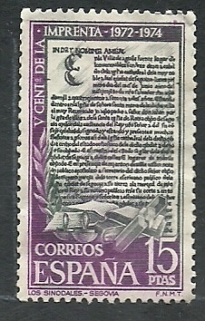 V centenario de la Imprenta