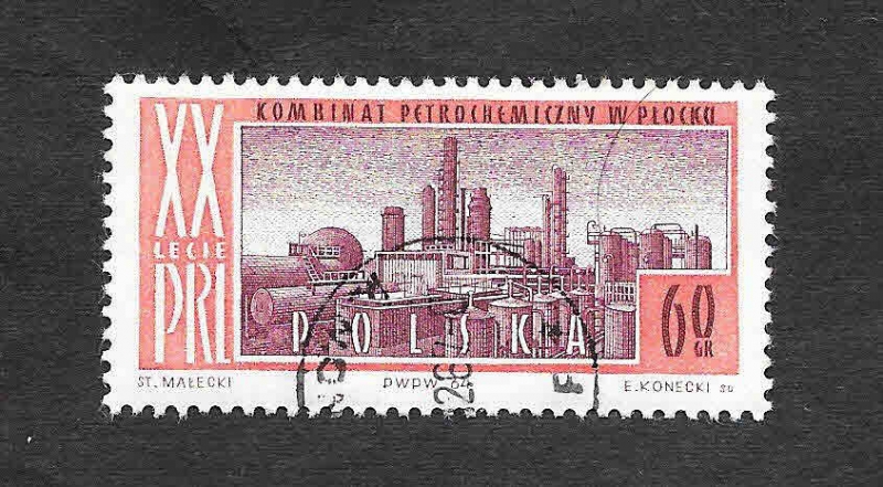 1254 - 20º Aniversario de la República Popular Polaca