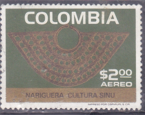 Nariguera cultura Sinu 