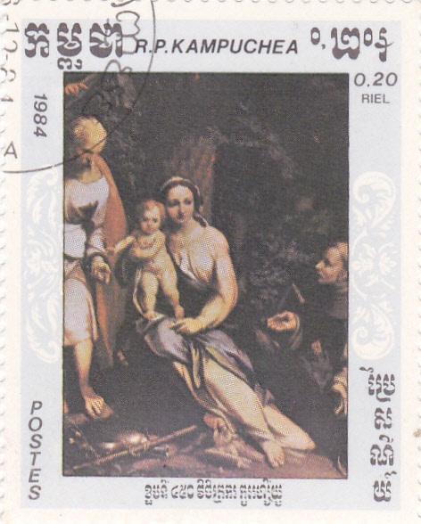 la virgen y el niño Jesús