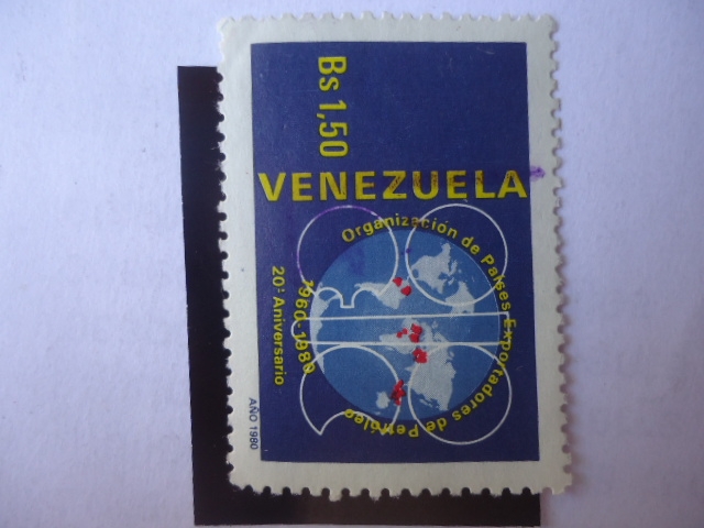 OPEP-Organización de Paises Exportadores de Petroleo, 1960-1980-20° Aniversario