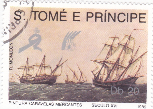 PINTURAS CARAVELAS MERCANTES SIGLO XVI