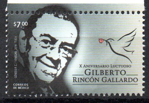 X  ANIVERSARIO  DEL  FALLECIMIENTO  DE  GILBERTO  RINCÓN  GALLARDO