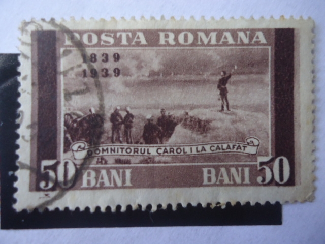 Principe carlos I de Rumania en calafat - Centenario del Nacimiento del rey carlos I (1839-1939)