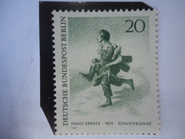 franz Krüger (1797-1857 Pintor - Los Berlineses del S. XIX - Tipo de zapatero.