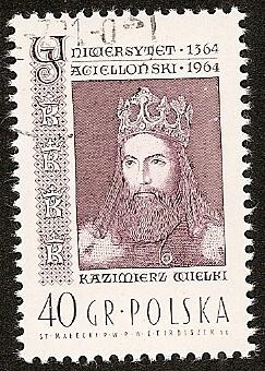600 anivº fundación Universidad Jagellónica de Cracovia por Casimiro III el grande