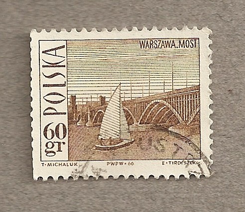 Puente en Varsovia sobre el Vistula