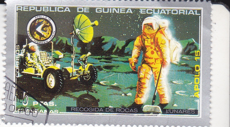 AERONAUTICA- REGOGIDA DE ROCAS-APOLO 15 