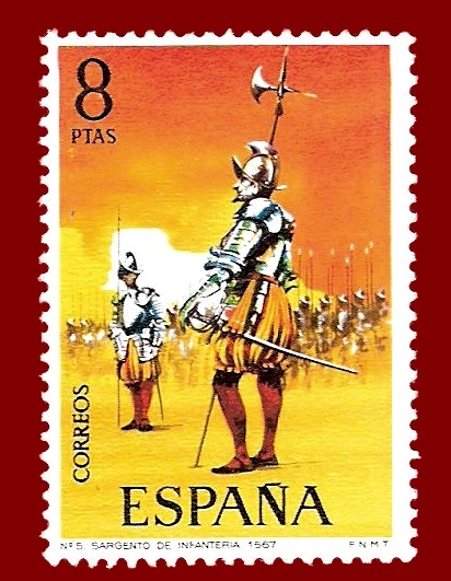 Edifil 2143 Sargento de infantería 1567 8 NUEVO