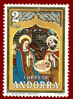 ANDORRA Edifil 87 Navidad 1973 2