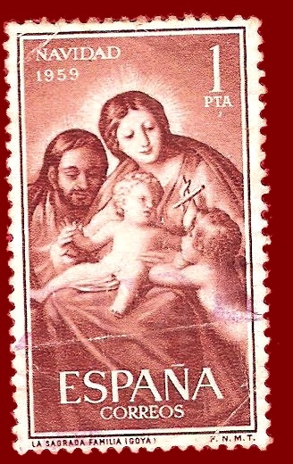 Edifil 1253 Navidad 1959 1