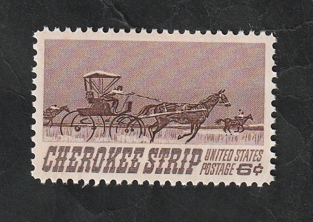 863 - 75 Anivº de la apertura del territorio Cherokee por los colonos