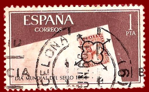 Edifil 1724 Día mundial del sello 1966 1