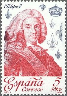 2496 - Reyes de España, Casa de Borbón - Felipe V