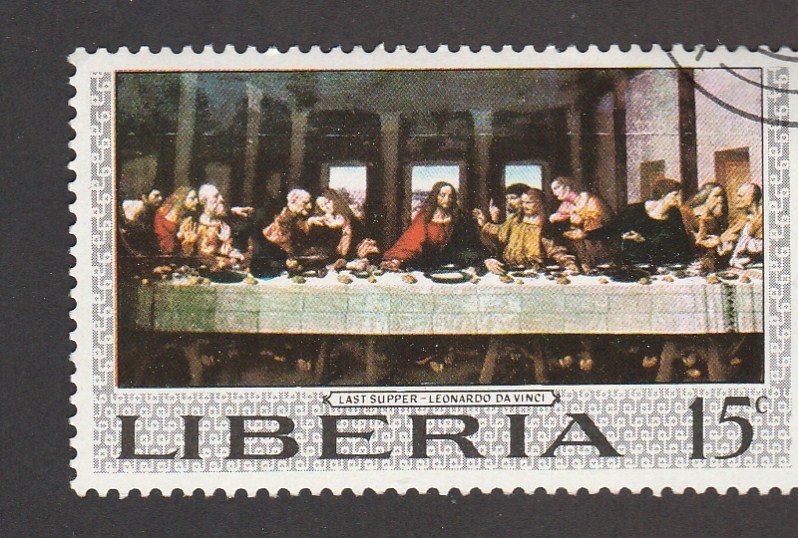 La última cena por Leonardo da Vinci
