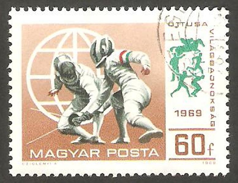 2074 - Mundial de pentathlon moderno en Budapest, esgrima
