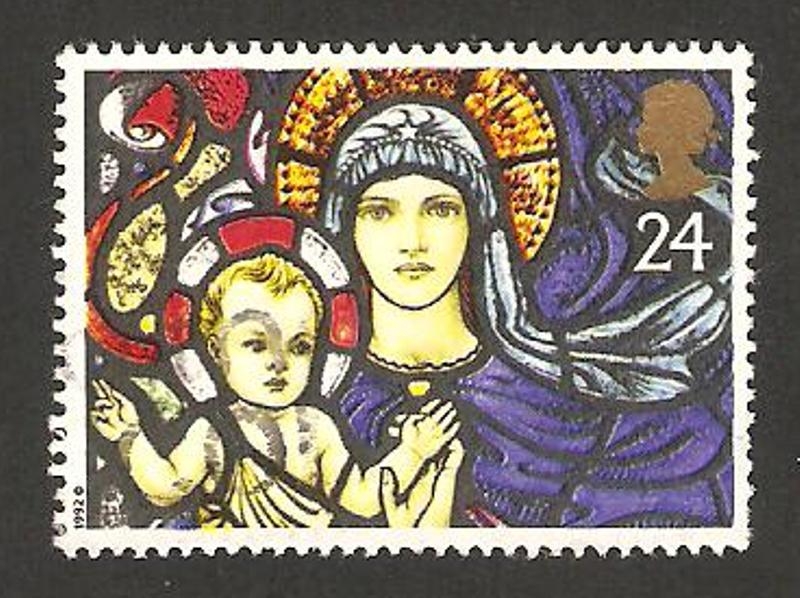 1641 - Navidad, vidriera