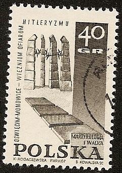 En memoria de las victimas  en Monowice-Auschwitz III
