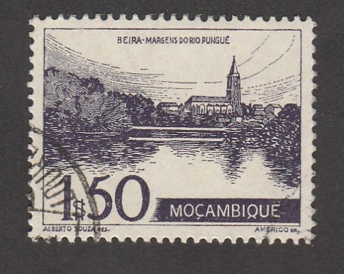 Margenes del río Pungue en Beira