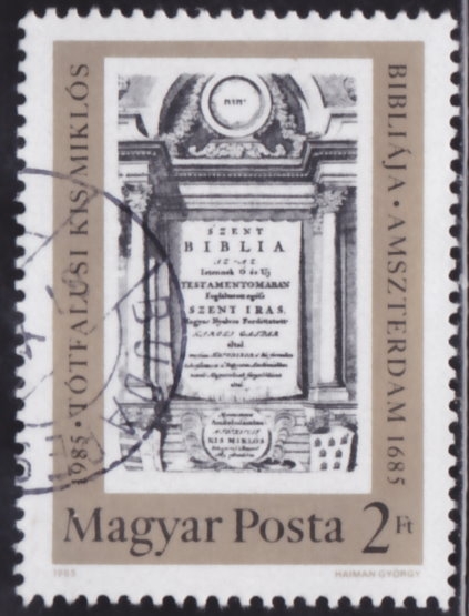 2972 - 300 Anivº de la Biblia de Totfalusi
